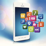 Smartphone with Application icon