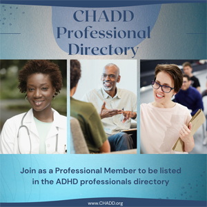 CHADD Professional Membership