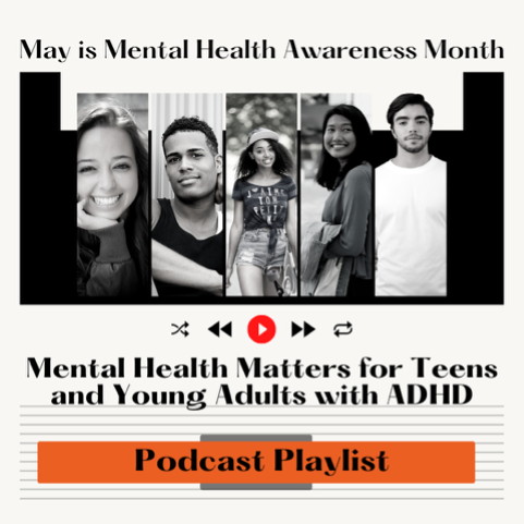 Mental Health Podcast Play list graphic